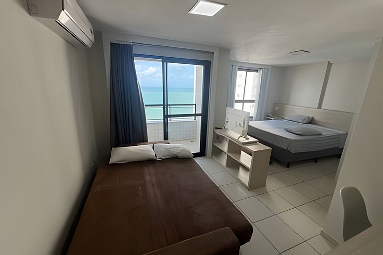 1704 - Mar e Descanso Loft vista mar Ponta Negra