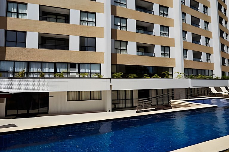 1504 - Mar e Descanso Loft vista mar Ponta Negra