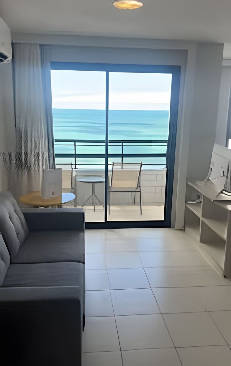 1604 - Mar e Descanso Loft vista mar Ponta Negra